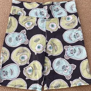 Monsters Inc Character Print Shorts